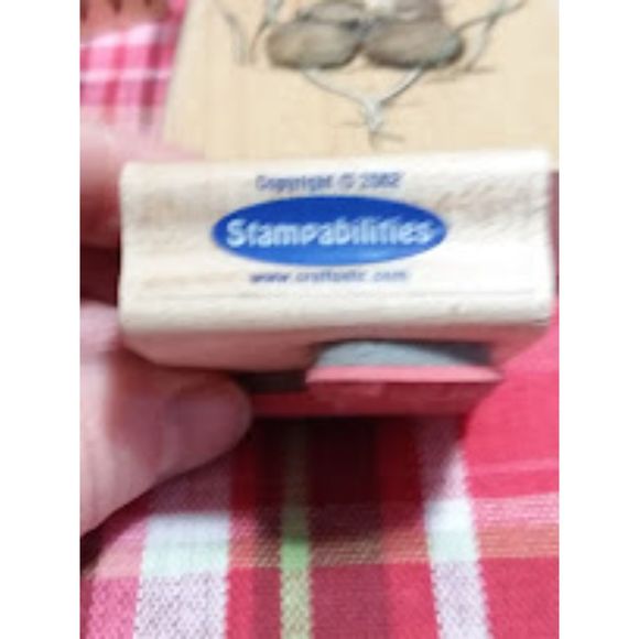 Stampabilities 2002 OLD BOOT Vintage Wood Rubber Stamp Scrapbook Cowboy - Picture 3 of 4